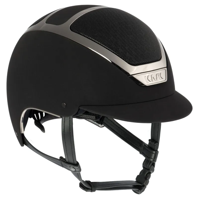 Kask Dogma Chrome Light Riding Hat - Black/Silver