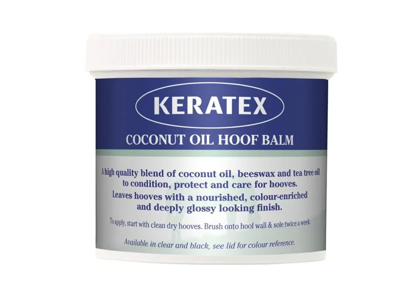 Keratex 400g Coconut Oil Hoof Balm in Clear