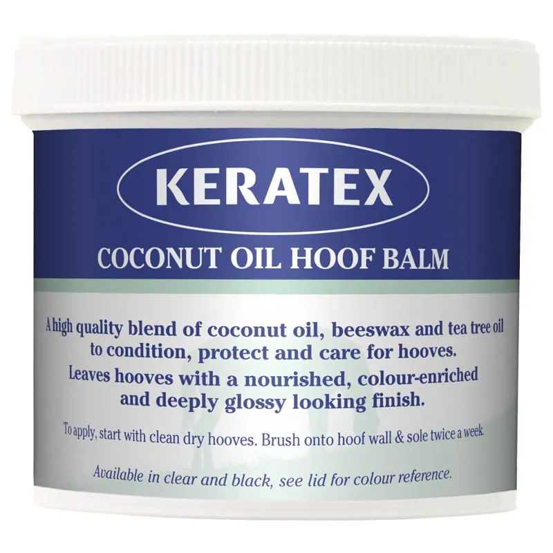 Keratex 400g Coconut Oil Hoof Balm in Black
