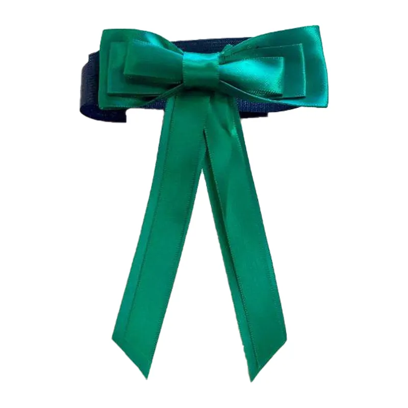ShowQuest Tail Bow - Green Young Horse