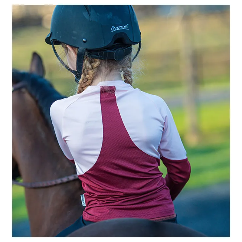 Horseware Kids Technical Base Layer - Pink/Summer Berry - 11-12 Yrs-2