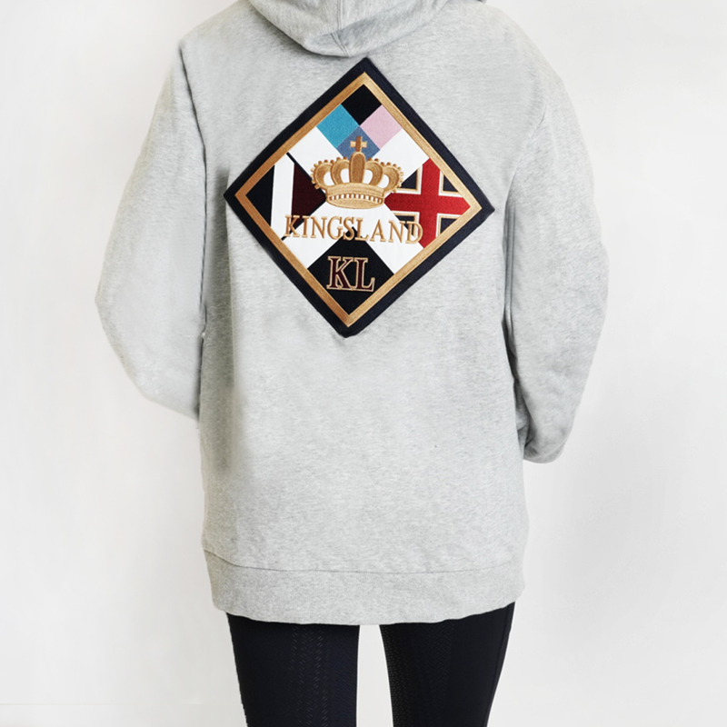 Kingsland Aspen Unisex Hooded Jacket - Light Grey-1