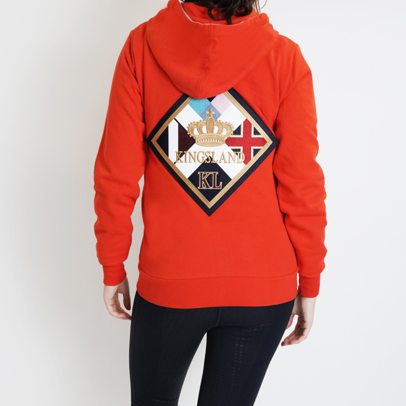 Kingsland Unisex Aspen Hooded Jacket - Red Flame Scarlet-1