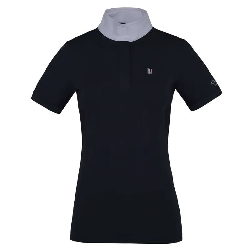 Kingsland Classic Ladies Short Sleeve Show Shirt - Navy