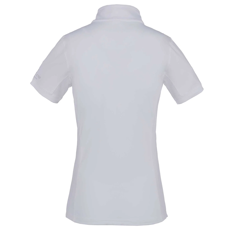Kingsland Classic Ladies Short Sleeve Show Shirt - White-1