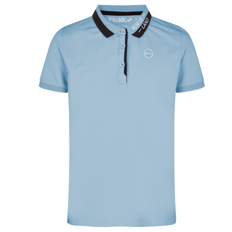 Kingsland KLHarbor Men's Pique Shirt - Blue Faded Denim