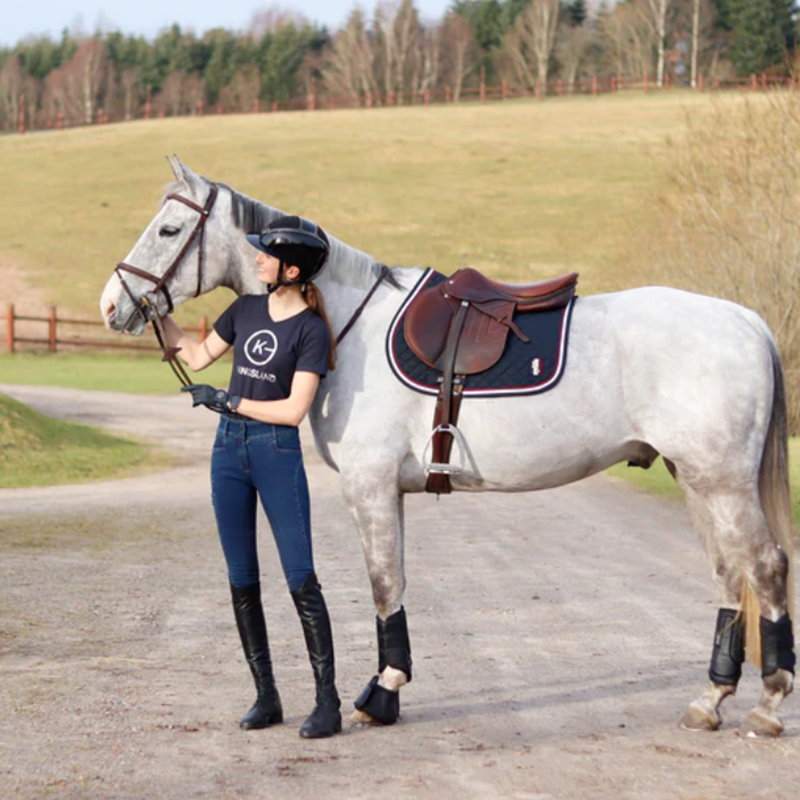 Kingsland KLHelena Ladies V-Neck Shirt - Navy-2