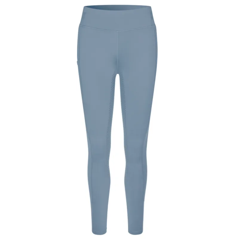 Kingsland KLKiara Women's F-Grip F-Tec5 Tights - Blue Faded Denim