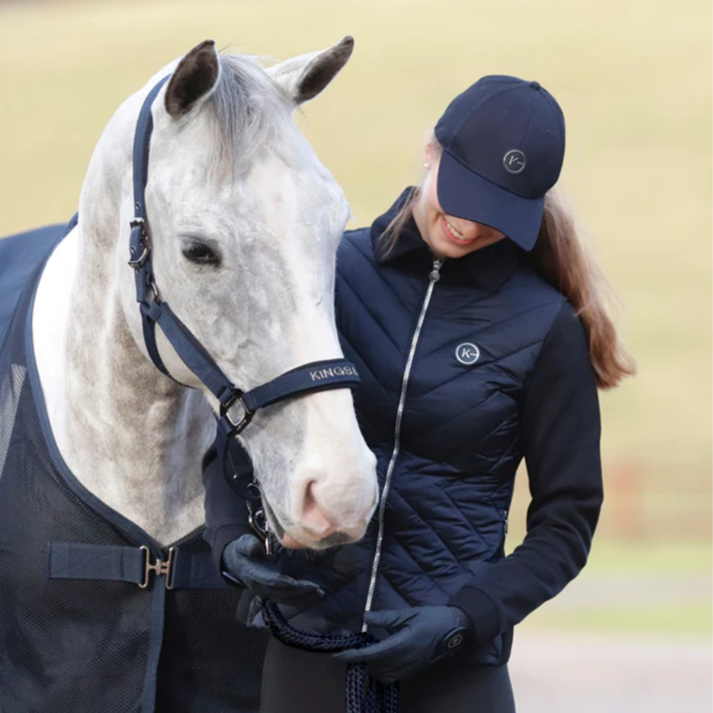 Kingsland KLHelen Halter W/Neoprene And Rope - Navy