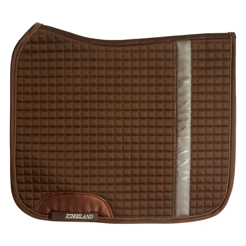 Kingsland KLabriella Dressage Saddlepad - Brown Chocolate Tort