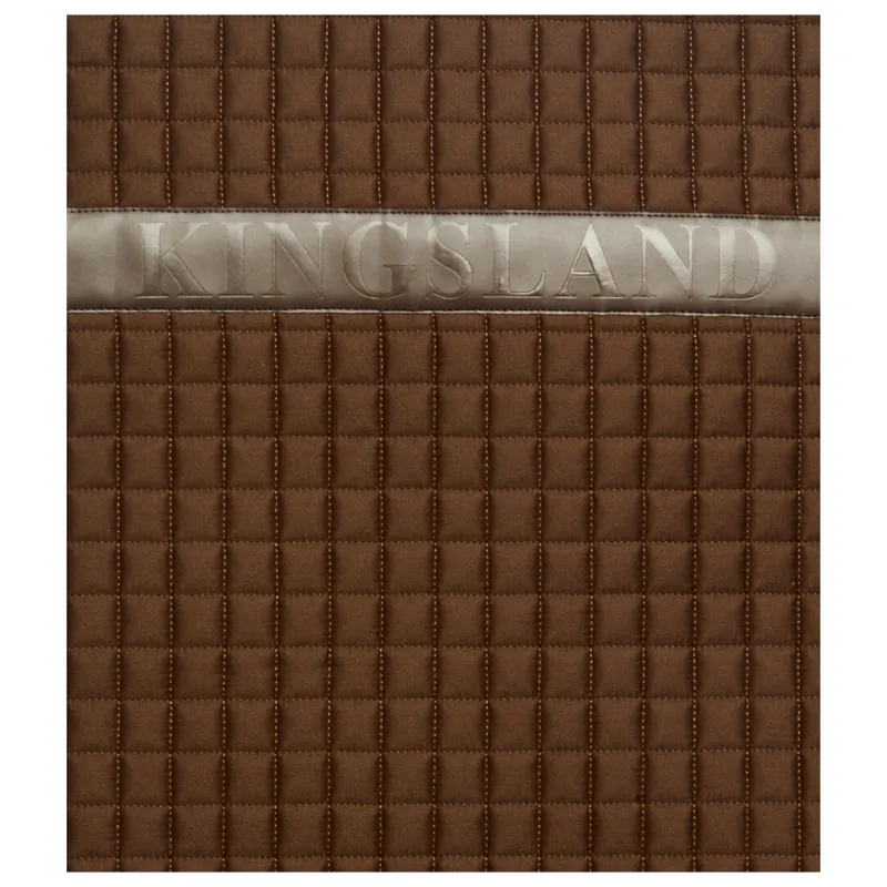 Kingsland KLabriella Dressage Saddlepad - Brown Chocolate Tort-1
