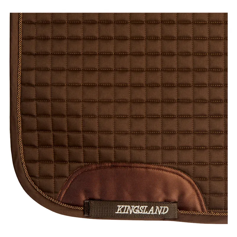 Kingsland KLabriella Dressage Saddlepad - Brown Chocolate Tort-2