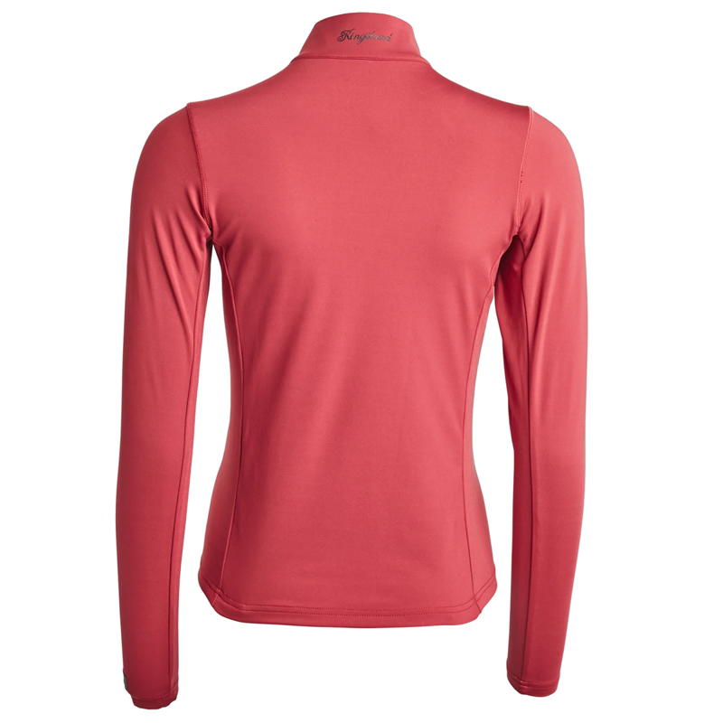 Kingsland KLairene Ladies 1/2 Zip Training Shirt - Red Tibetan-1