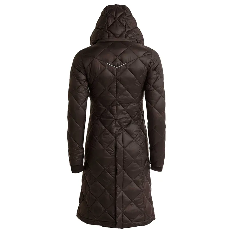 Kingsland KLalleigh Long Insulated Riding Coat - Brown Chocolate Tort-1