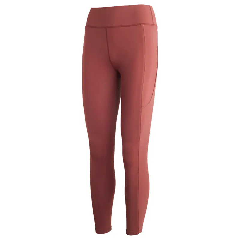 Kingsland KLkatinka W F-Tec2 F-Grip Tights - Brown Hot Chocolate