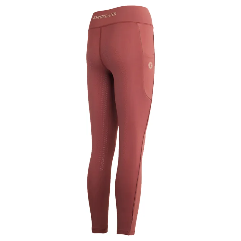 Kingsland KLkatinka W F-Tec2 F-Grip Tights - Brown Hot Chocolate-1