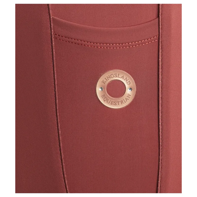 Kingsland KLkatinka W F-Tec2 F-Grip Tights - Brown Hot Chocolate-3