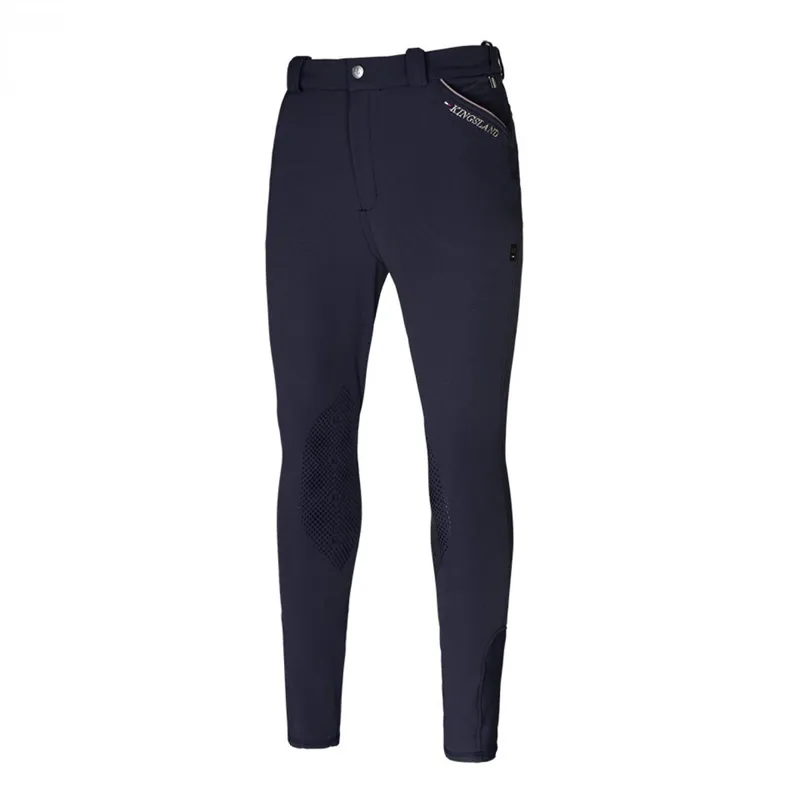 Kingsland KLkenton Mens E-Tec Knee Grip Breeches - Navy