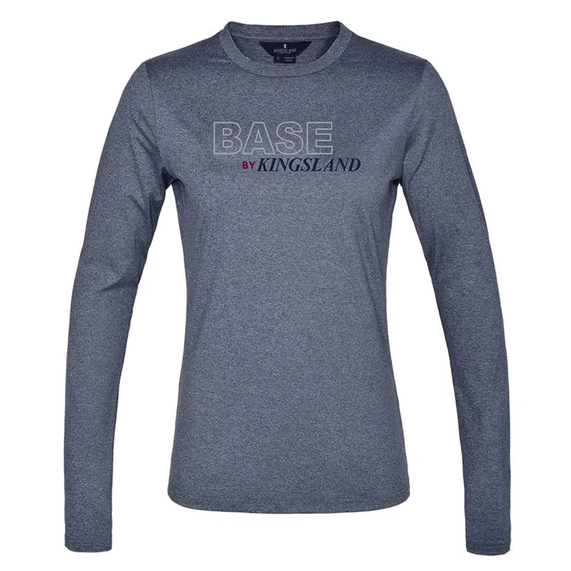 Kingsland KLmazie Ladies Round Neck Training Top - Dark Grey