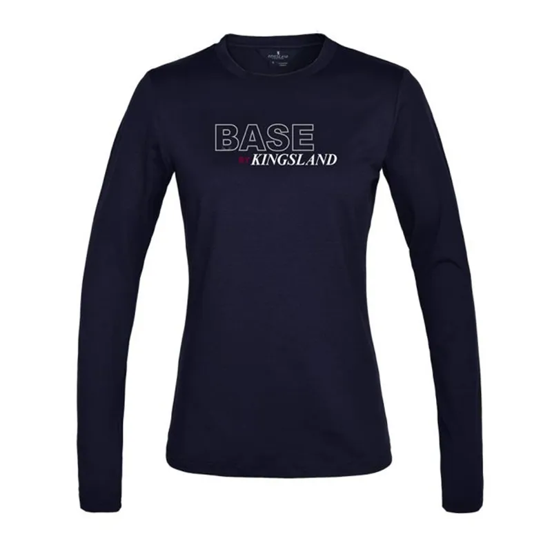 Kingsland KLmazie Ladies Round Neck Training Top - Navy