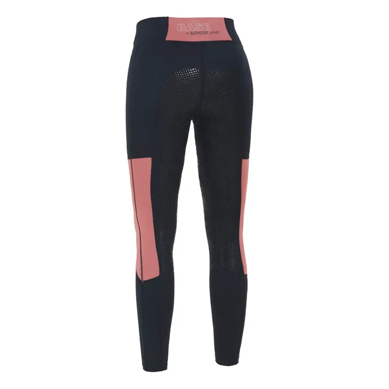 Kingsland KLmiranda Ladies F-Tec5 F-Grip Tights - Pink Mesa Rose-1