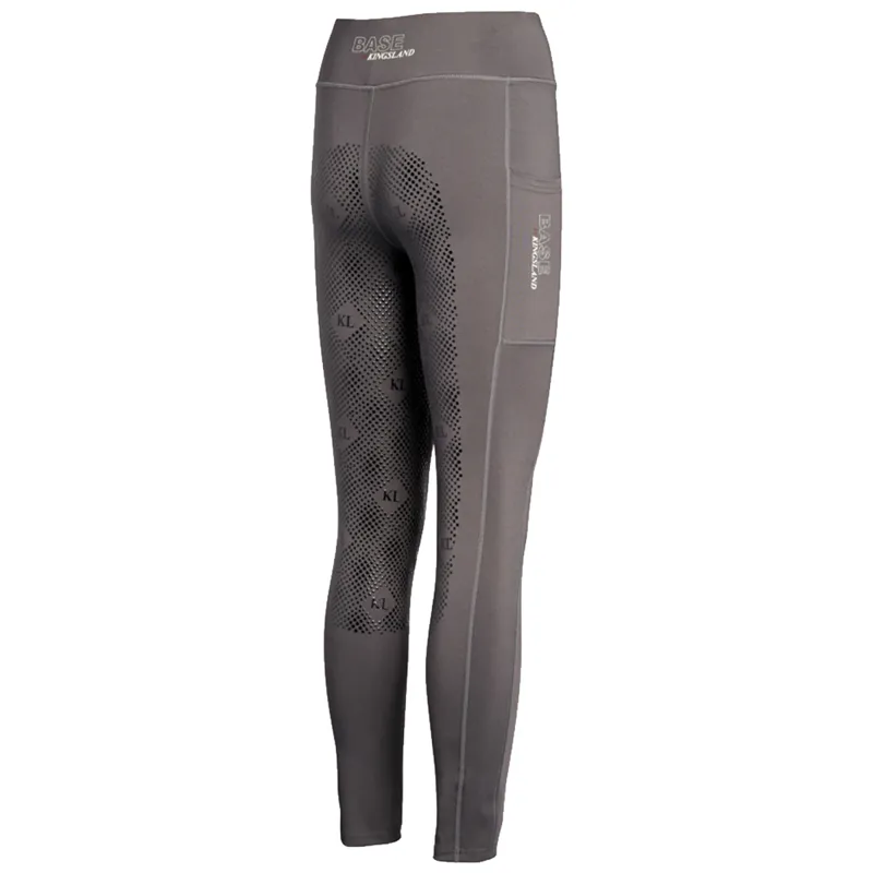 Kingsland KLmiranda Ladies F-Tec5 FG Tights - Grey Forged Iron-1