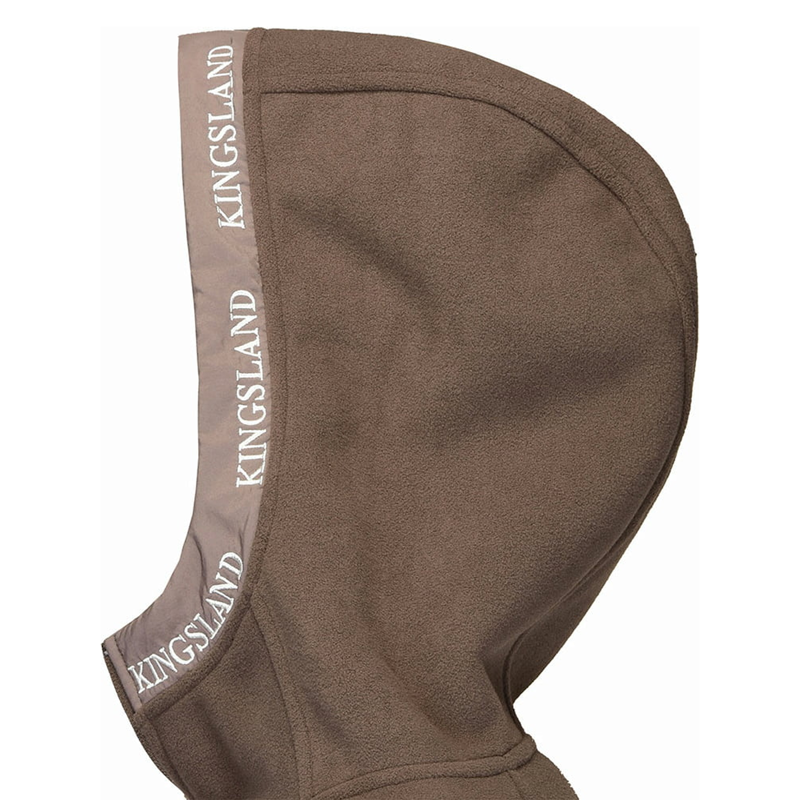 Kingsland KLnava Ladies Bonded Fleece Jacket - Brown Granite-2