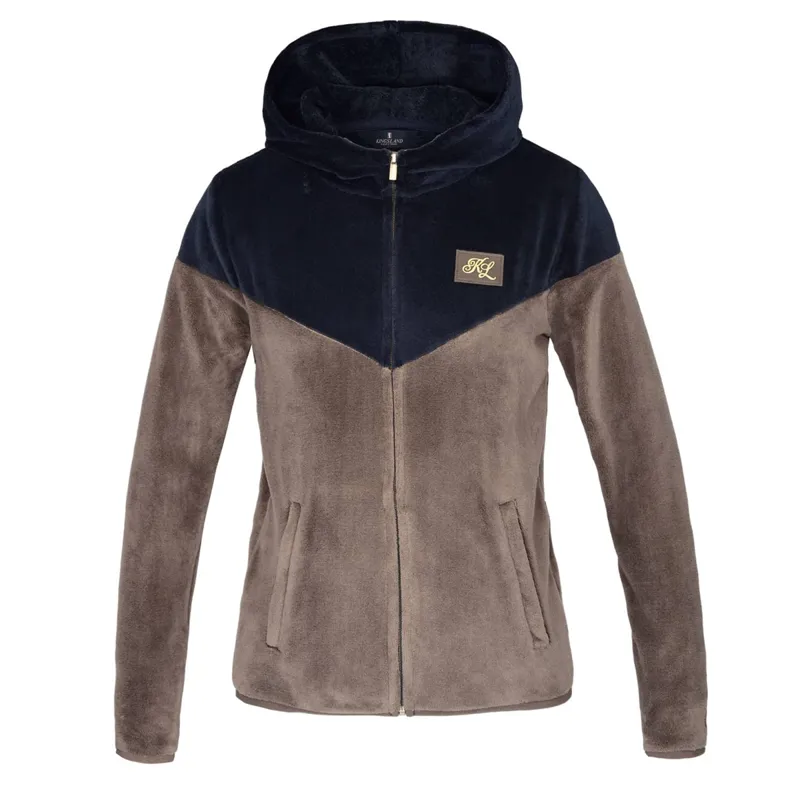 Kingsland KLnikita Ladies Fleece Jacket - Brown Granite
