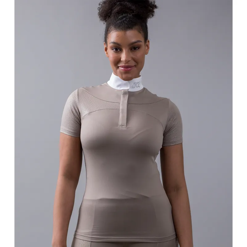 Kingsland KLoceana Ladies Show Shirt - Beige Cinder-5