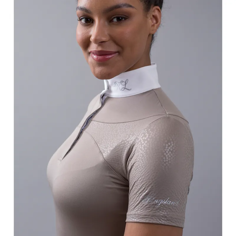 Kingsland KLoceana Ladies Show Shirt - Beige Cinder-2