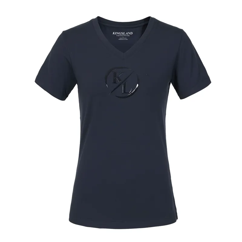 Kingsland KLolania Ladies V-Neck Shirt - Navy