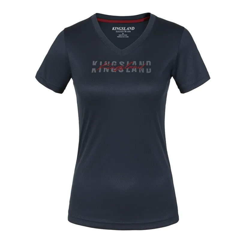 Kingsland KLolivia Ladies V-Neck Shirt - Navy