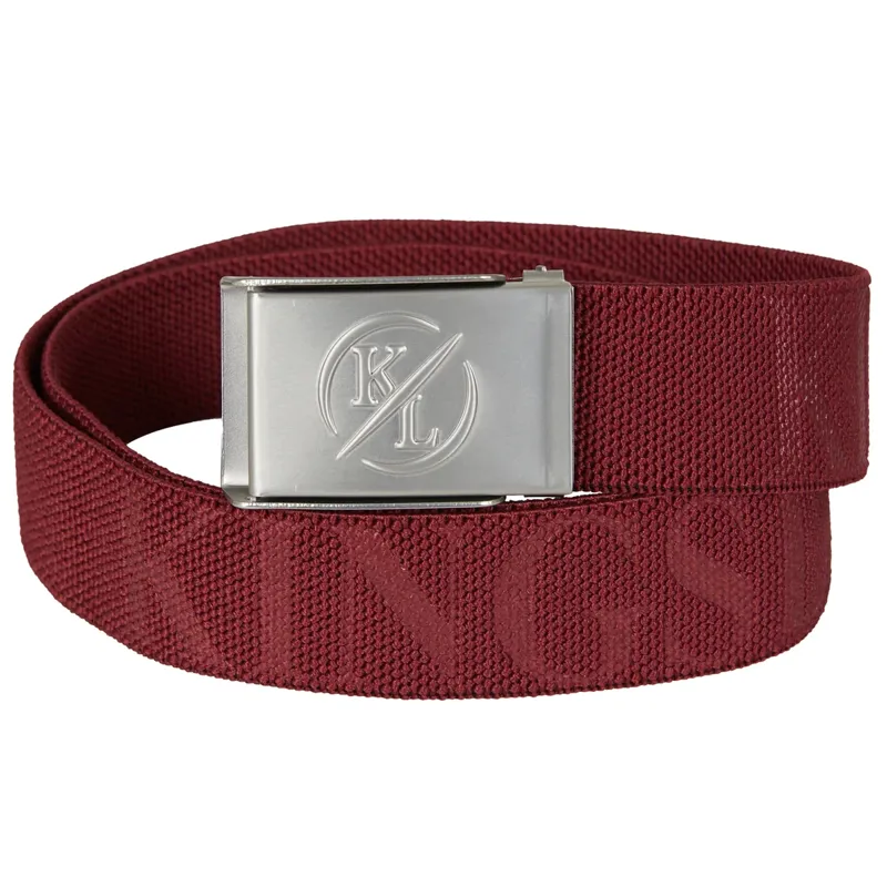 Kingsland Klollie Webbing Belt - New KL Burgundy