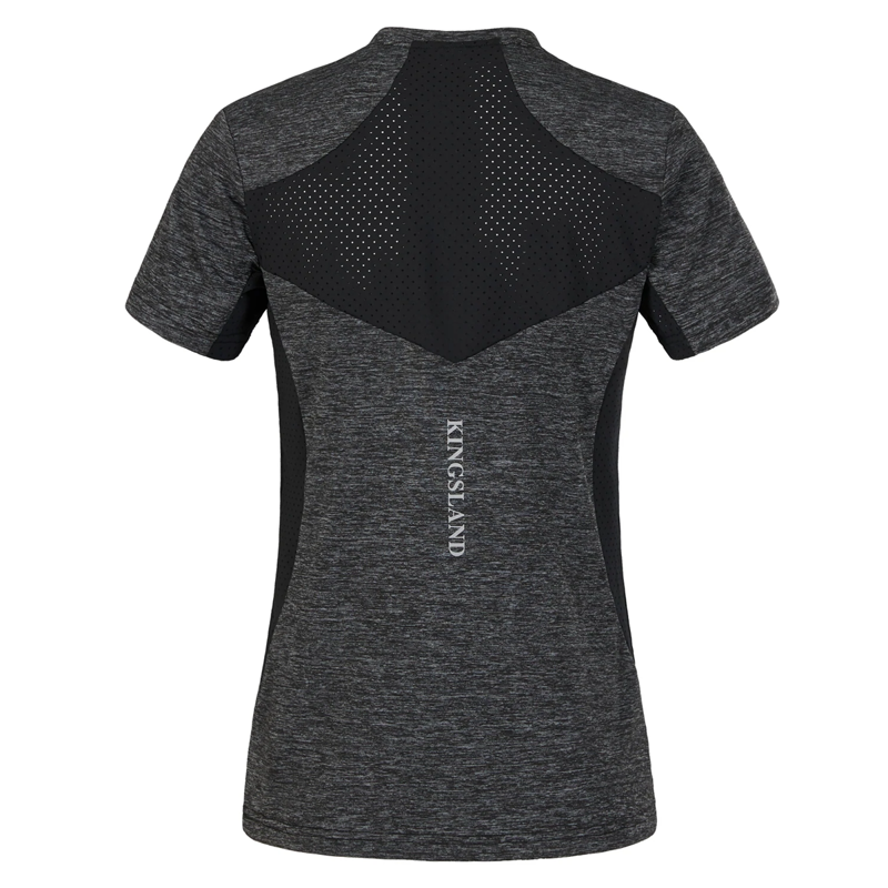 Kingsland KLolivya Ladies Technical T-Shirt - Charcoal Melange-1