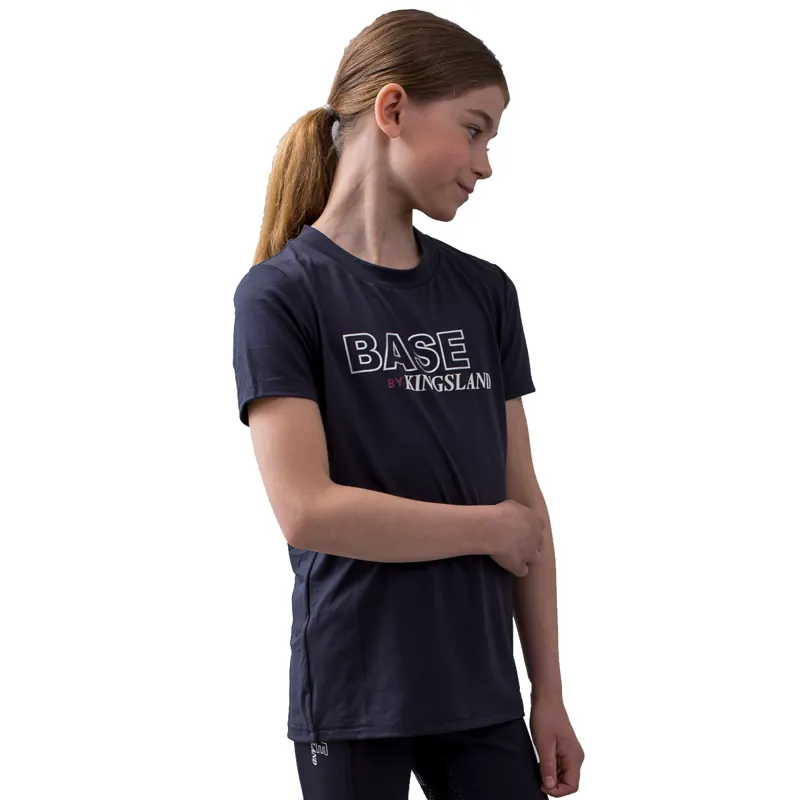 Kingsland KLomaria Junior Round Neck T-Shirt - Navy