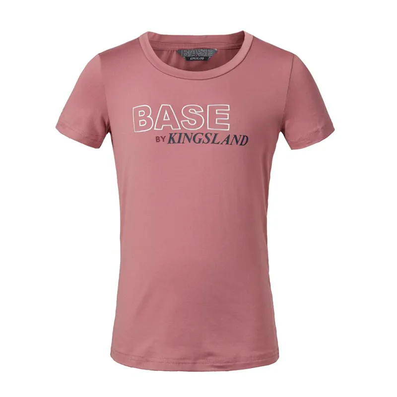 Kingsland KLomaria Junior Round Neck T-Shirt - Pink Mesa Rose