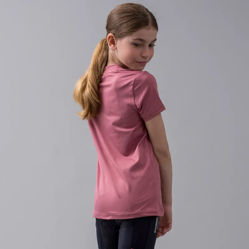 Kingsland KLomaria Junior Round Neck T-Shirt - Pink Mesa Rose-3