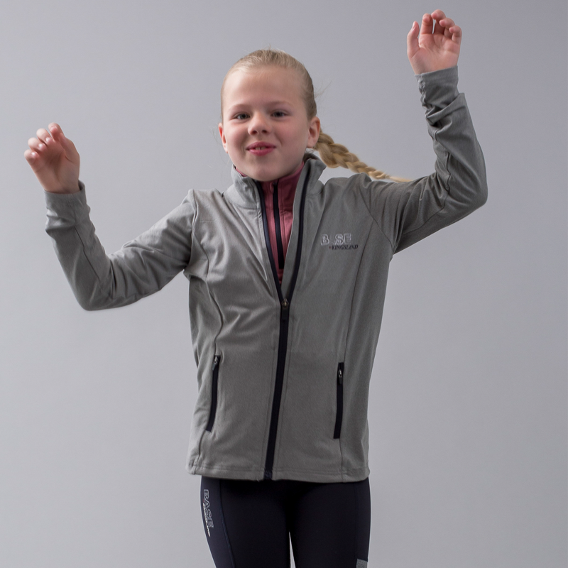 Kingsland KLomella Junior Training Jacket - Light Grey-2