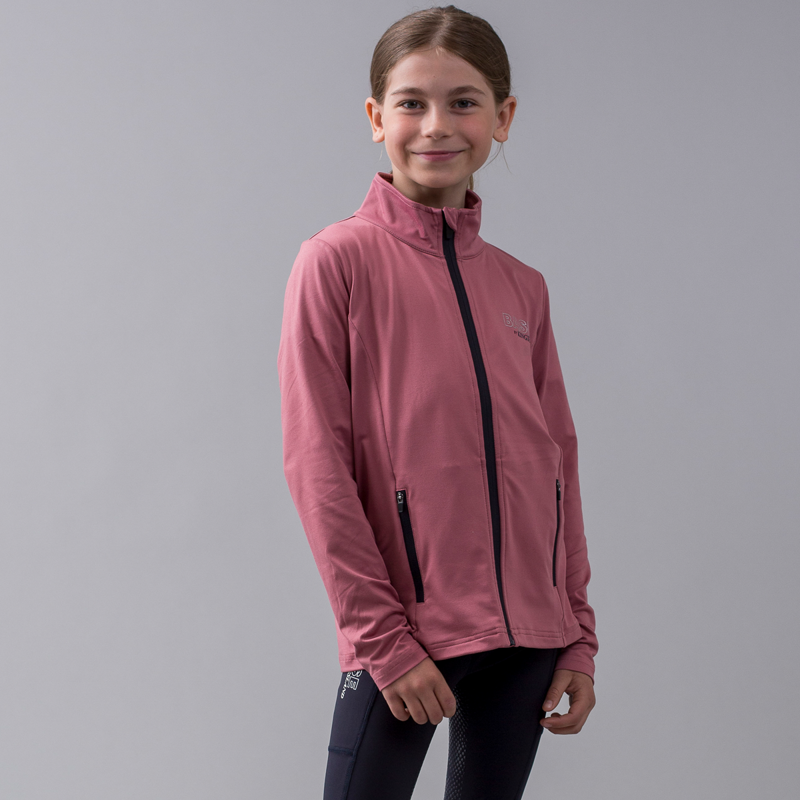 Kingsland KLomella Junior Training Jacket - Pink Mesa Rose-1