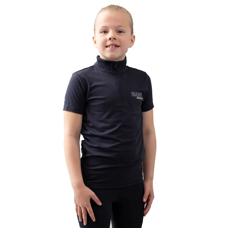 Kingsland KLorchid Junior 1/2 zip Training Shirt - Navy