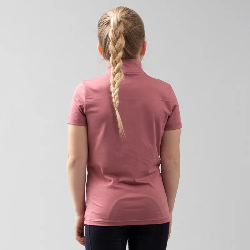 Kingsland KLorchid Junior 1/2 zip Training Shirt - Pink Mesa Rose-1