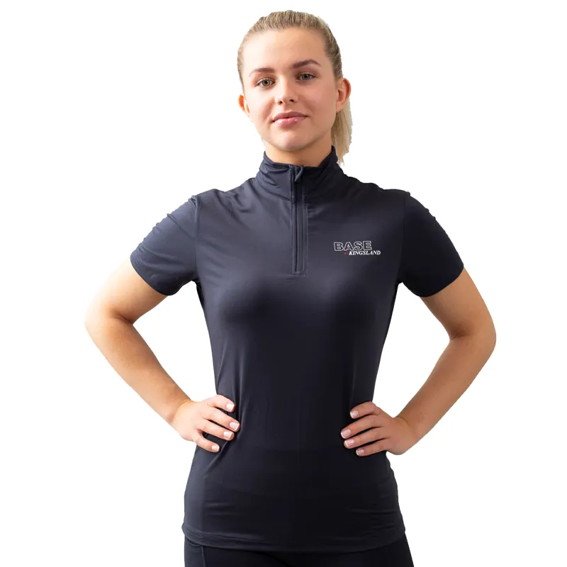 Kingsland KLosiris Ladies 1/2 Zip Training Shirt - Navy