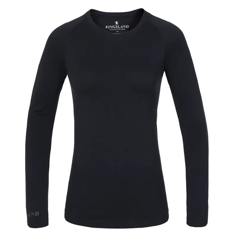 Kingsland KLRoma Ladies Seamless Long Sleeve Top - Navy