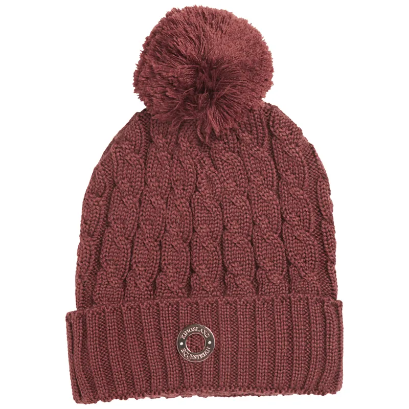 Kingsland KLsemira Ladies Cable Knitted Hat - Brown Hot Chocolate