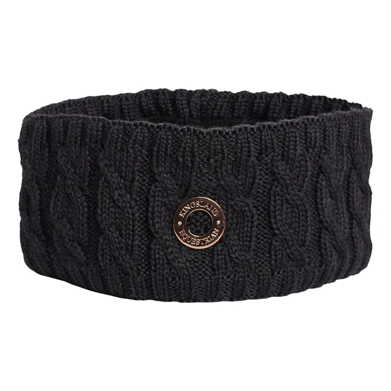 Kingsland KLserah Ladies Cable Knitted Headband - Navy