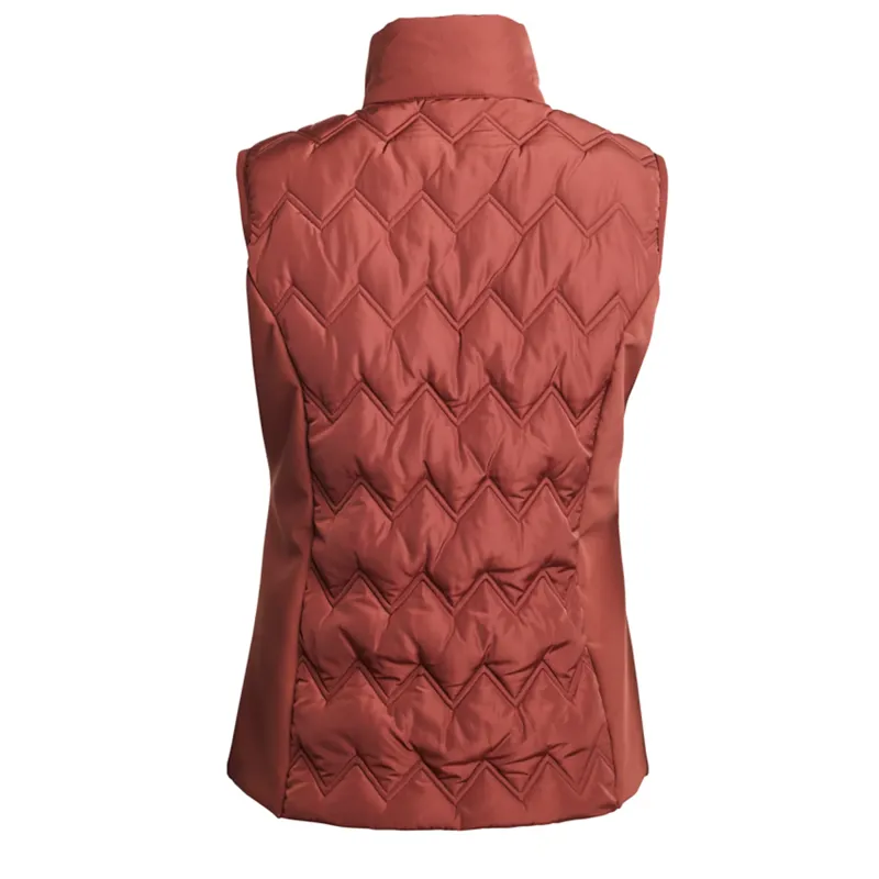 Kingsland KLsia Ladies Insulated Gilet - Brown Hot Chocolate-1