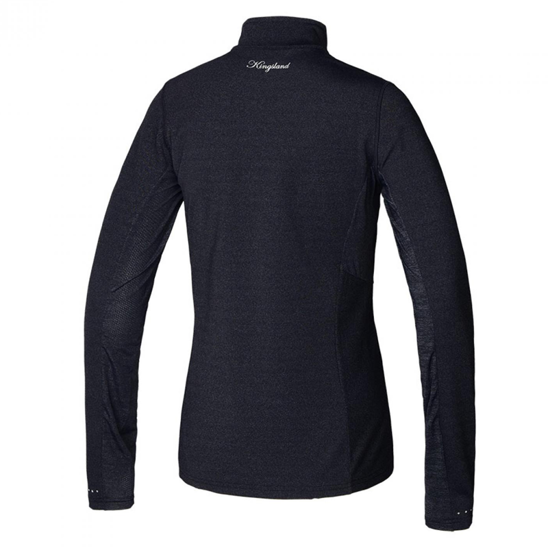 Kingsland KLtaya Ladies 1/2 Zip Training Shirt - Charcoal Melange-1