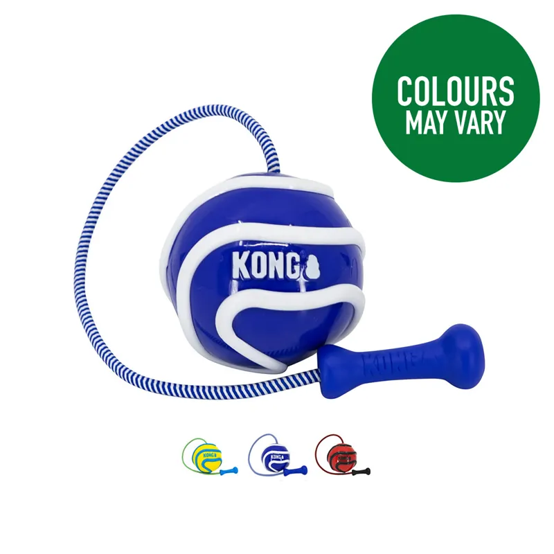 KONG Wavz Bunjiball Dog Toy Medium - Assorted Colours