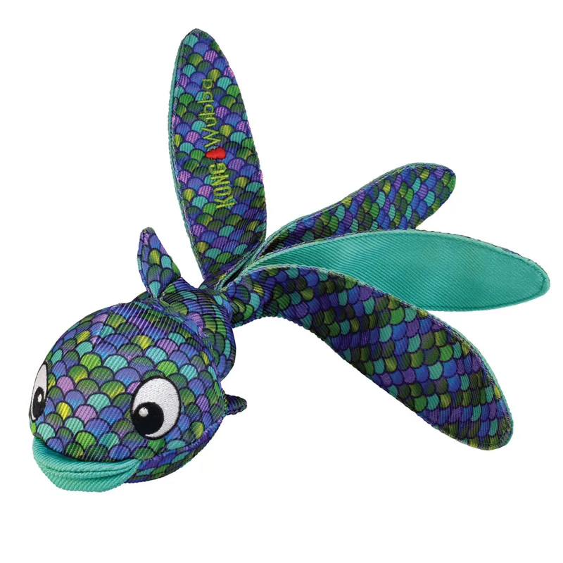 KONG Wubba Finz Dog Toy Large - Blue