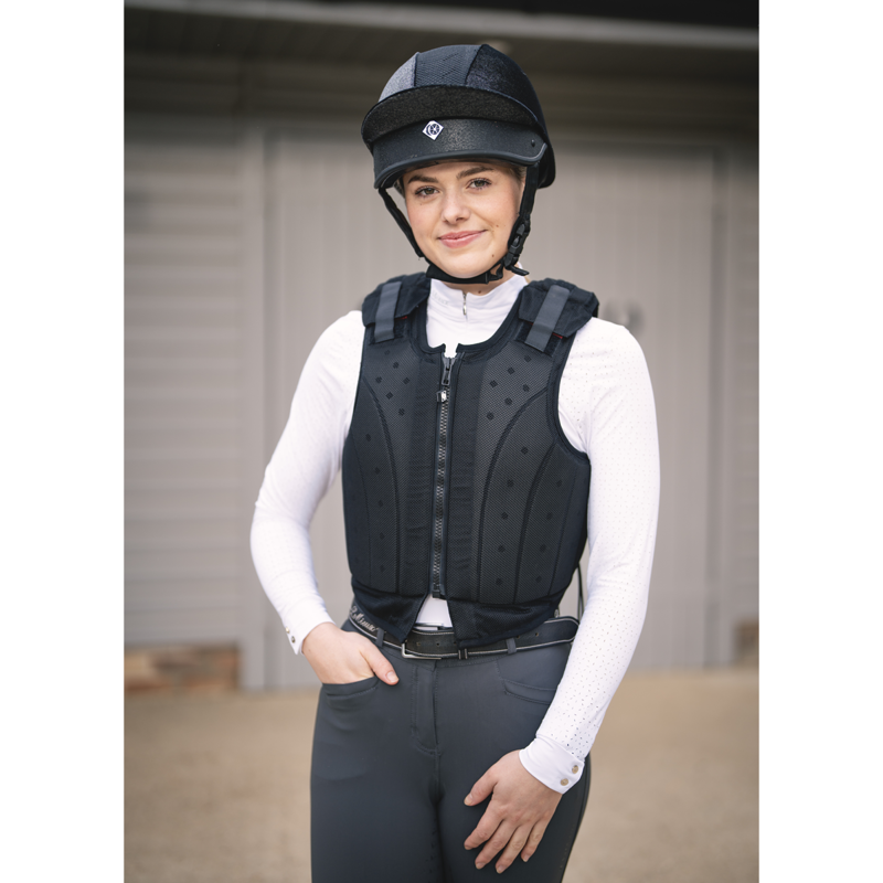 Charles Owen Adults Kontor Body Protector - Black-7